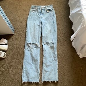 Zara High Waisted Jeans